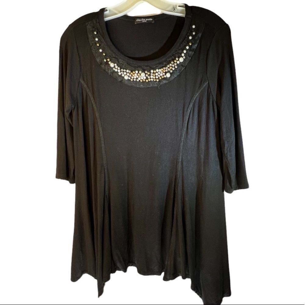 Cha Cha Vente Black Top